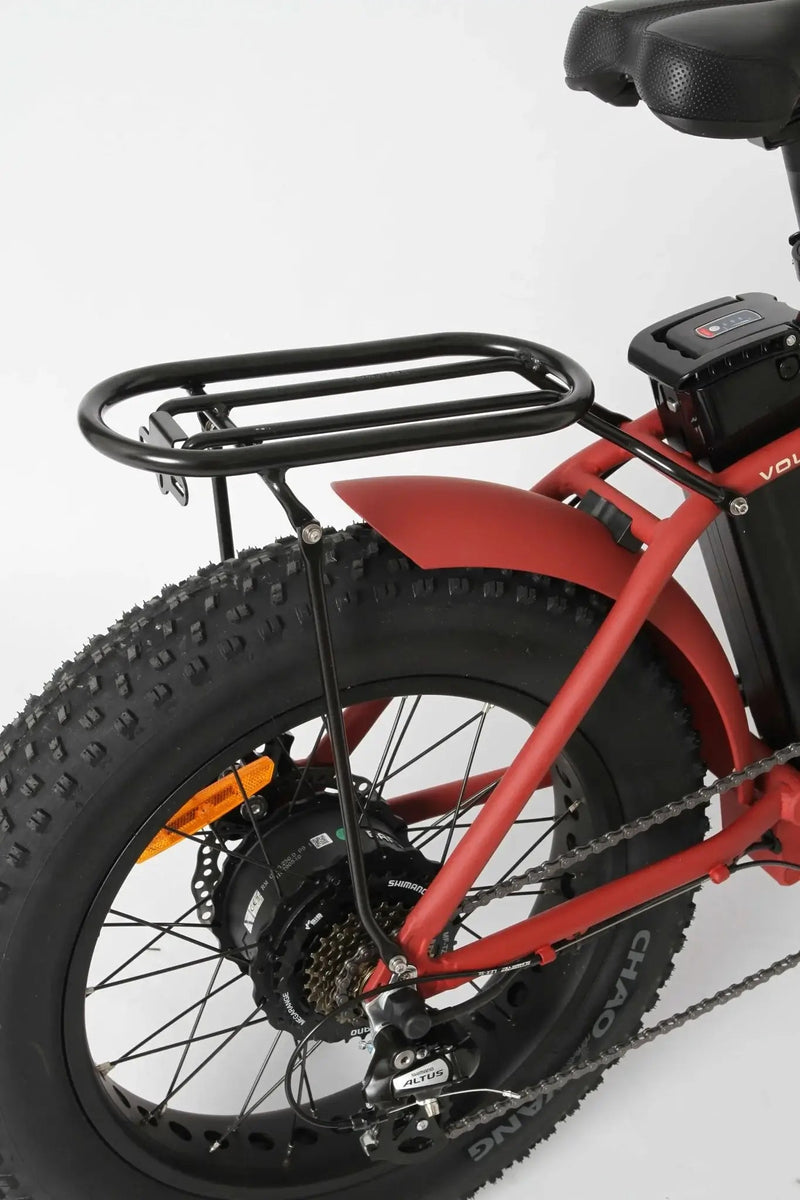 COMMUTER NAVY RED - FOLDING ELECTRIC FATBIKES - VOLTAWAY – Voltaway