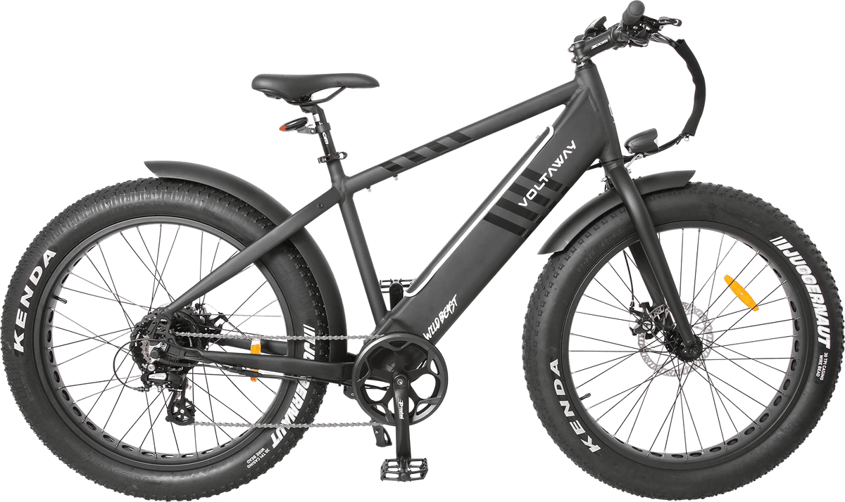 COMMUTER NAVY RED - FOLDING ELECTRIC FATBIKES - VOLTAWAY – Voltaway