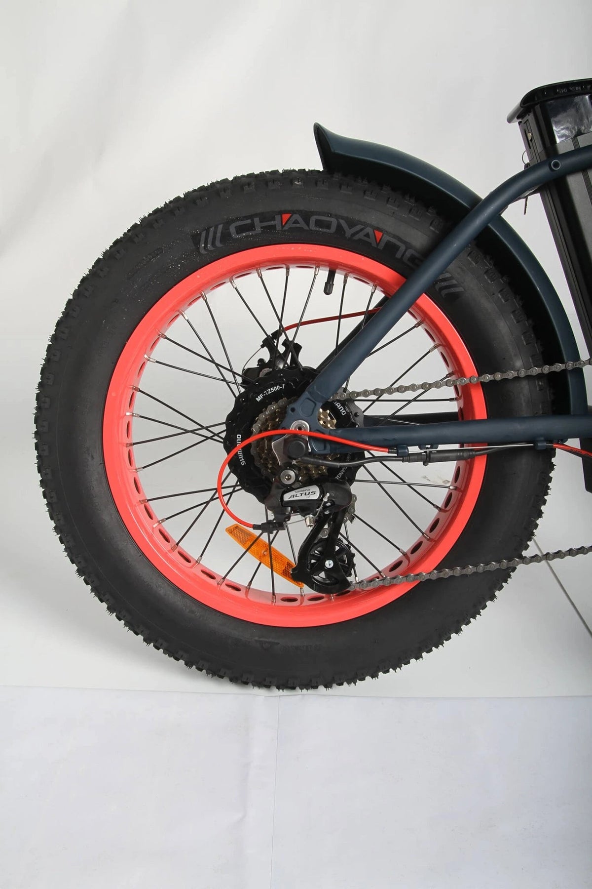 COMMUTER NAVY RED - FOLDING ELECTRIC FATBIKES - VOLTAWAY – Voltaway