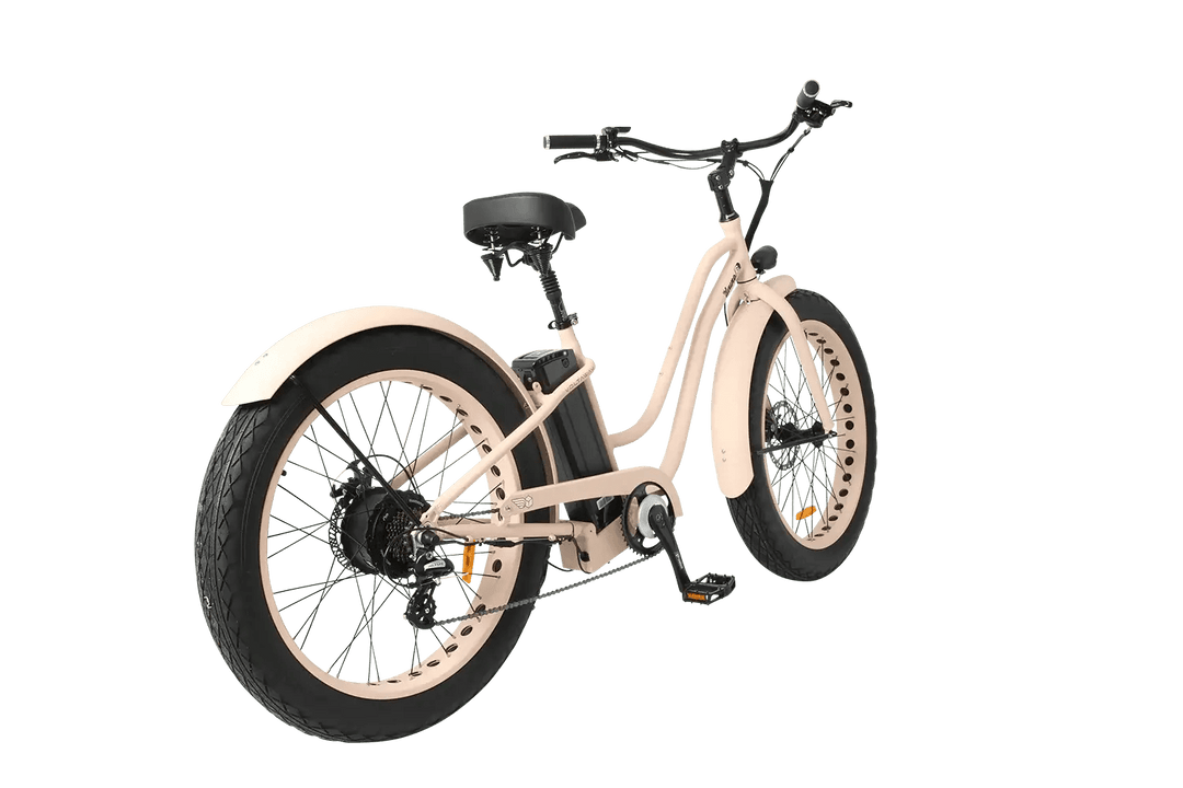 Velo electrique femme rose sale