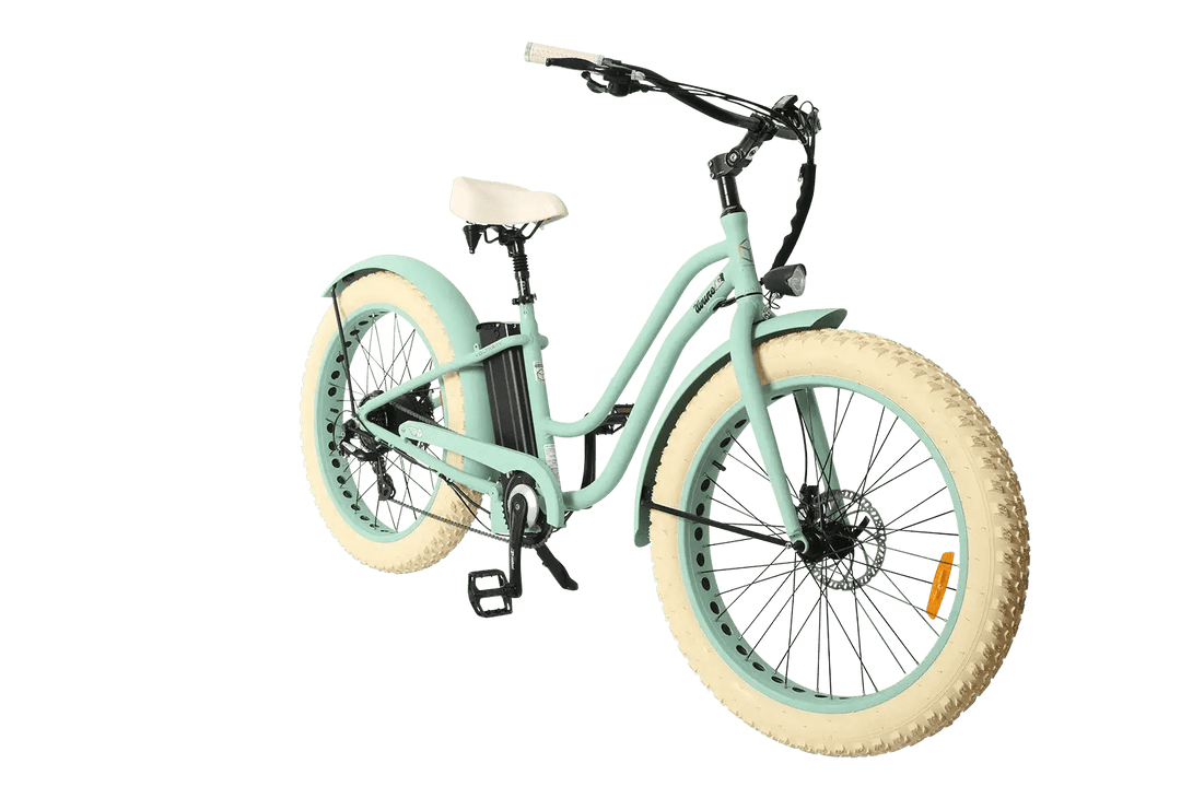 DUUNE SAGE GREEN ELECTRIC GOOSENECK BEACH CRUISER FATBIKE