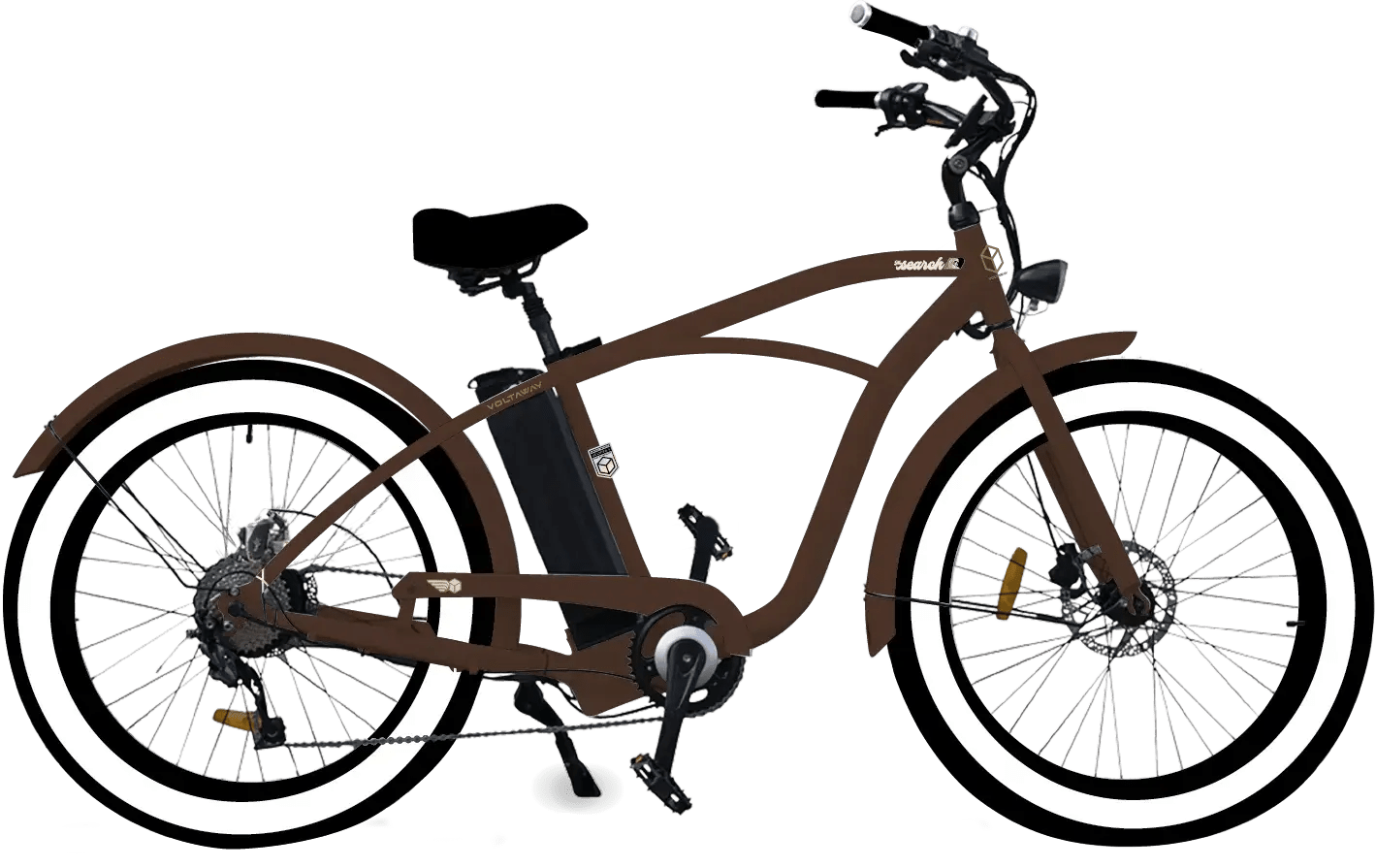 SEARCH CHESTNUT ELECTRIC BEACH CRUISER FATBIKE Voltaway